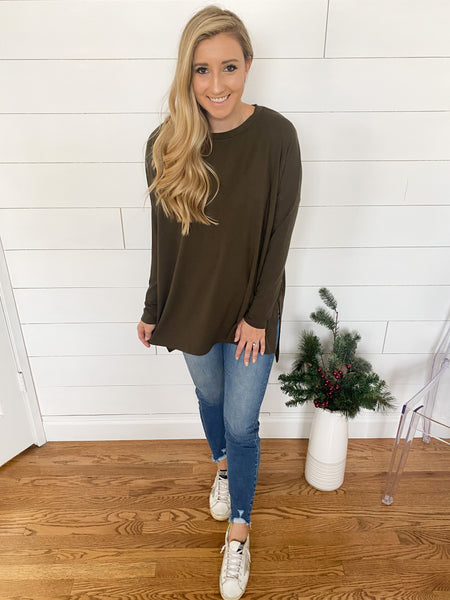 June Long Sleeve Basic Top