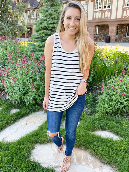 Luxe Stripe Tank Top