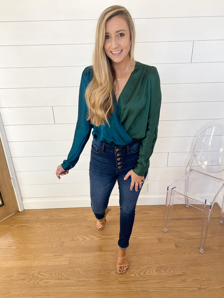 Jewel Two Toned Bodysuit