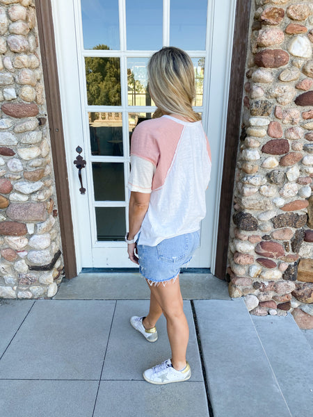 Raegan Color Block Tee