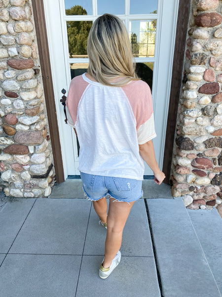 Raegan Color Block Tee