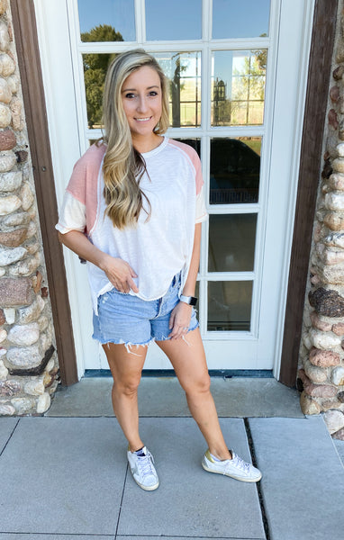 Raegan Color Block Tee